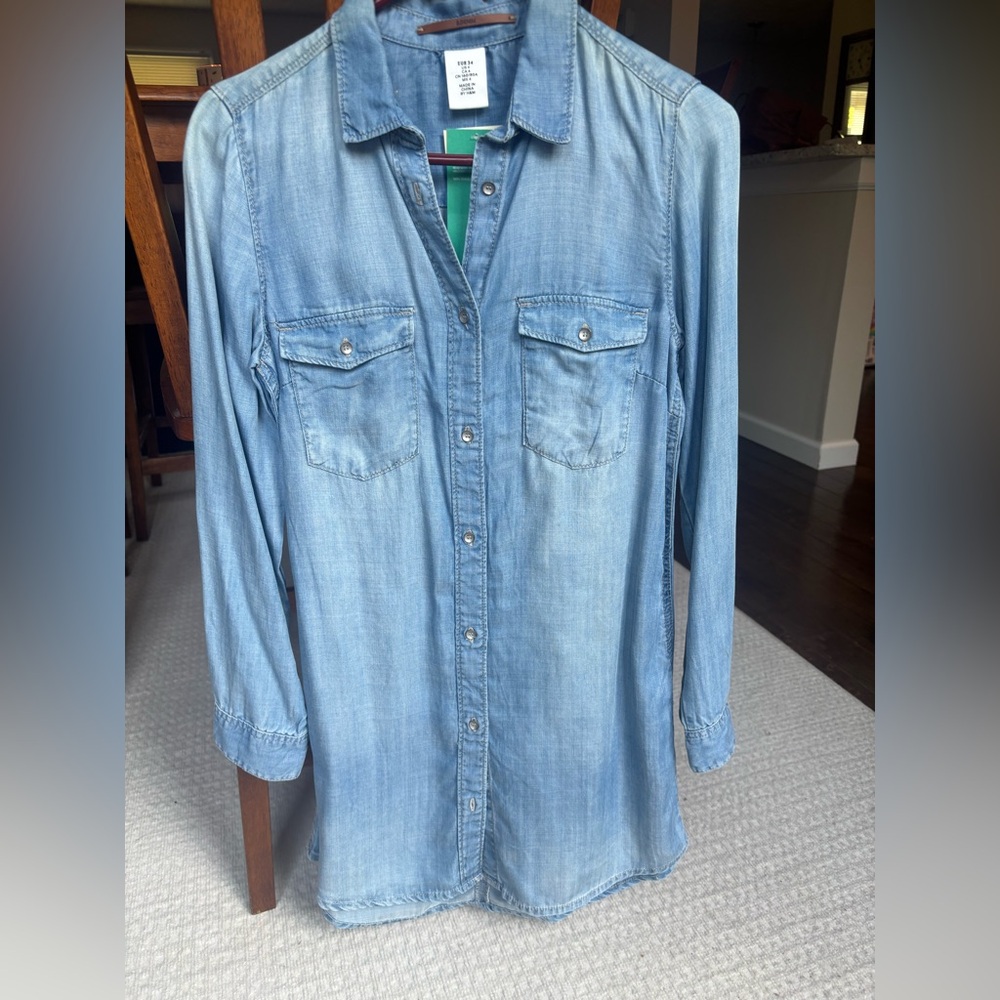H&M  Blue Denim Shirt